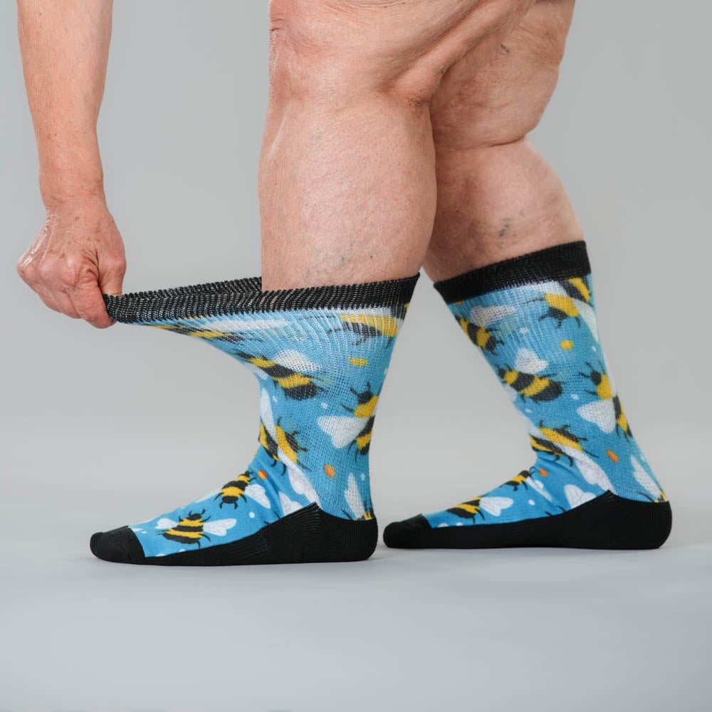 Bee Happy EasyStretch™ Socks