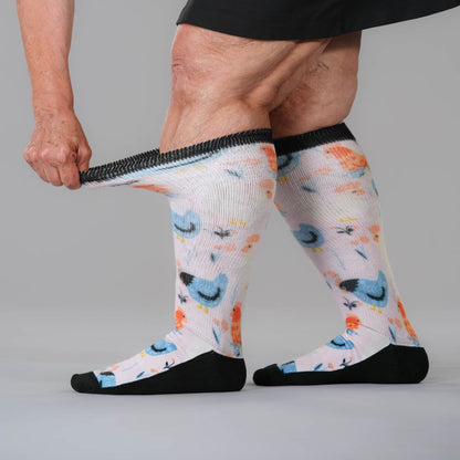 What The Cluck EasyStretch™ Socks