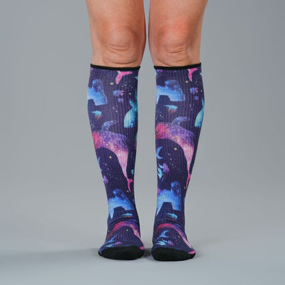 Ocean of Stars Compression Socks