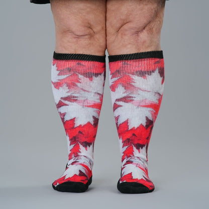 Maple Leaves EasyStretch™ Socks
