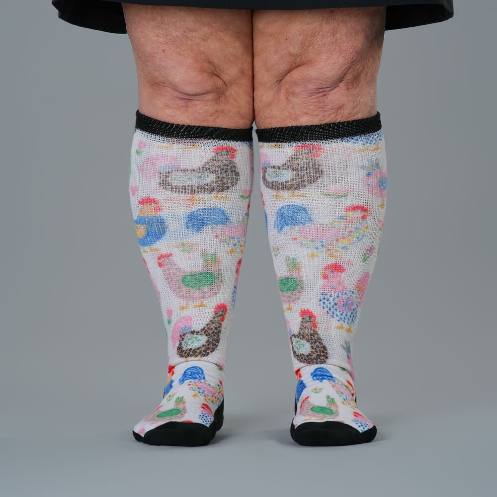 Rooster Razzle EasyStretch™ Socks