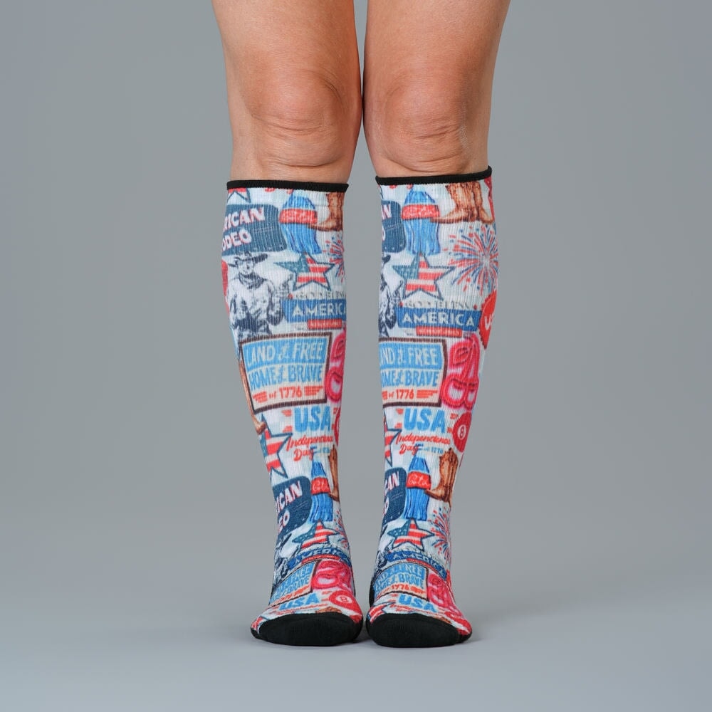 Classic Americana Compression Socks