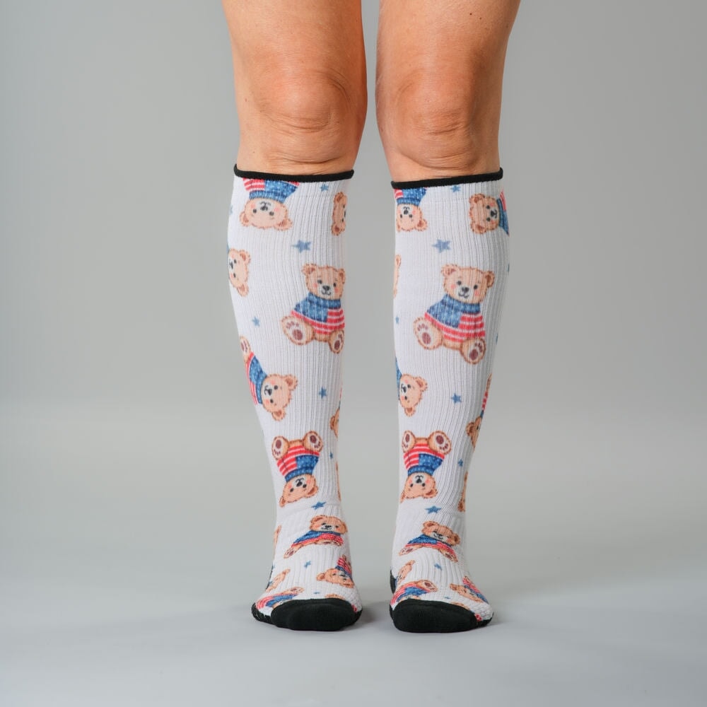 Teddy Bears Compression Socks 5-Pack Bundle