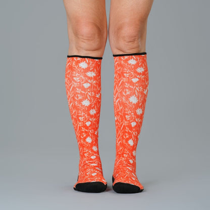 Citrus Meadow Compression Socks