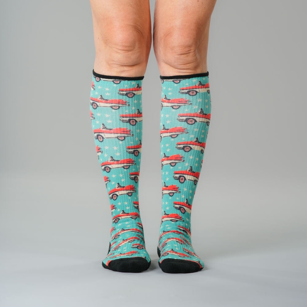 Retro Rocker Compression Socks 5-Pack Bundle