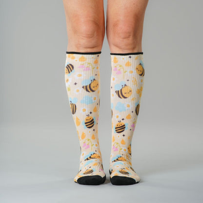 Busy Bee Compression Socks