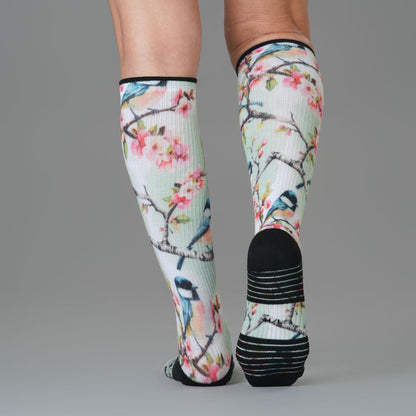 Chickadees Compression Socks