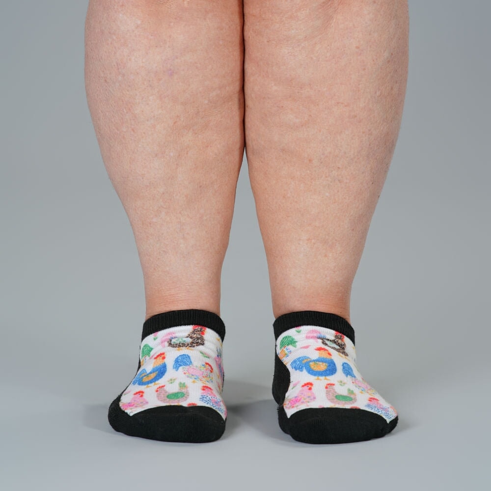 Rooster Razzle Ankle Socks