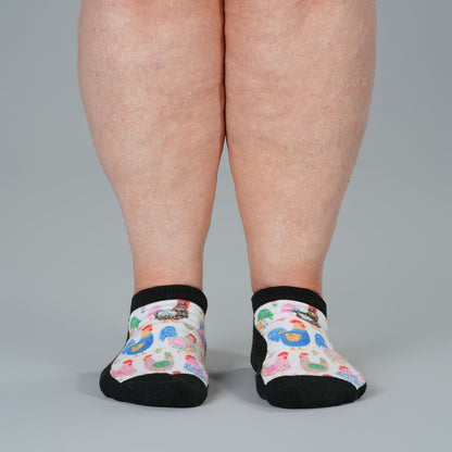 Rooster Razzle Ankle Socks
