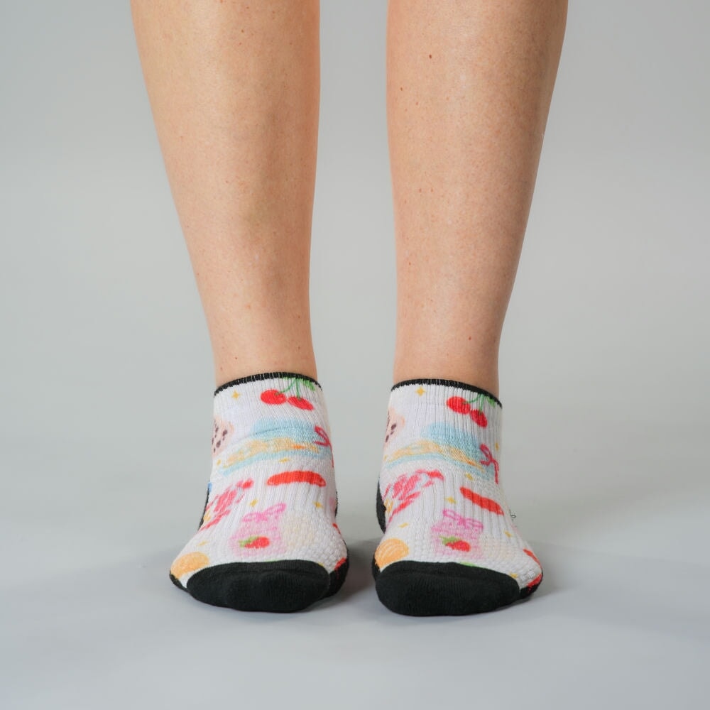 Summer Picnic Ankle Compression Socks 5-Pack Bundle