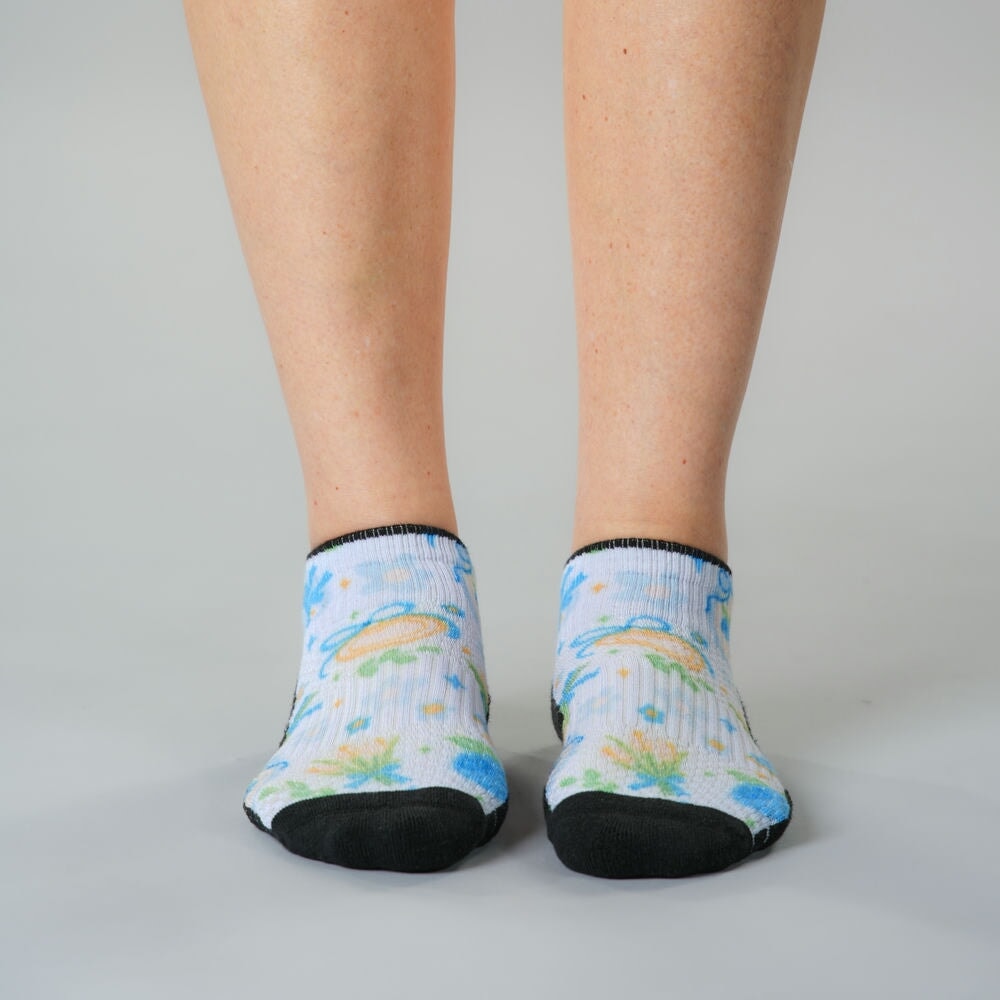 Summer Picnic Ankle Compression Socks 5-Pack Bundle