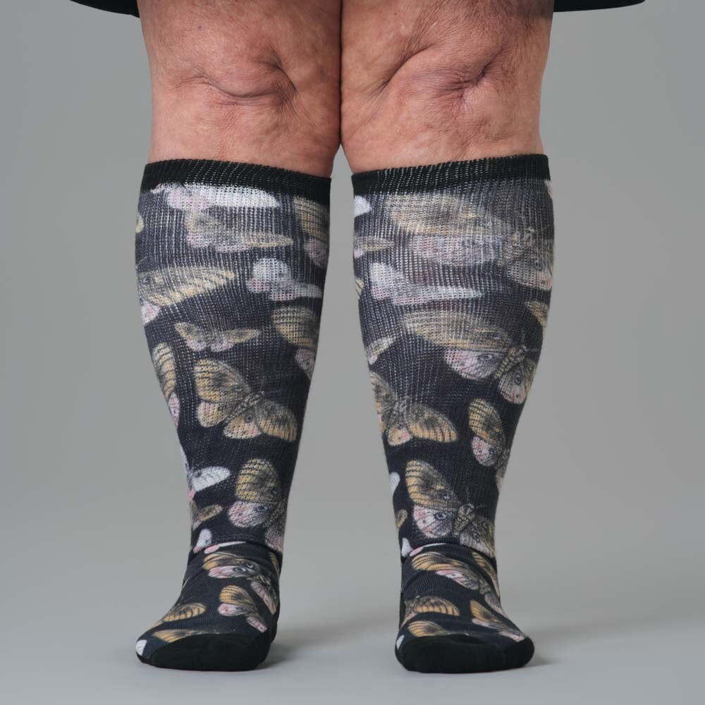 Midnight Moths EasyStretch™ Socks