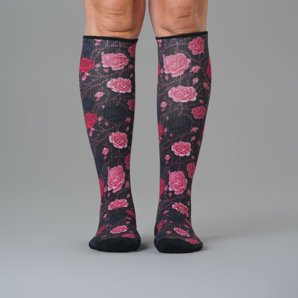 Dark Love Compression Socks