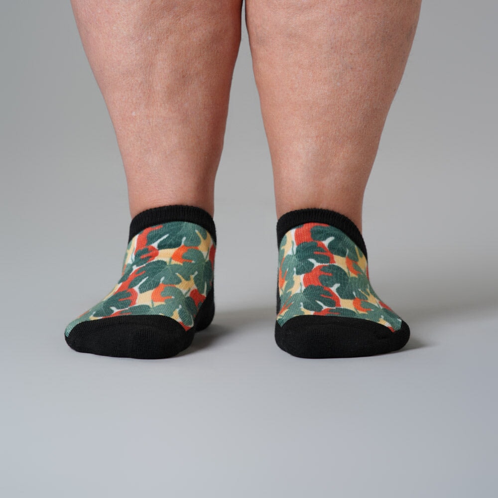 Jungle Leaves Ankle Socks