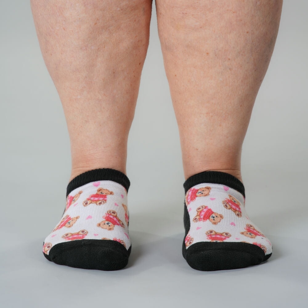 Teddy Bears Ankle Socks 5-Pack Bundle