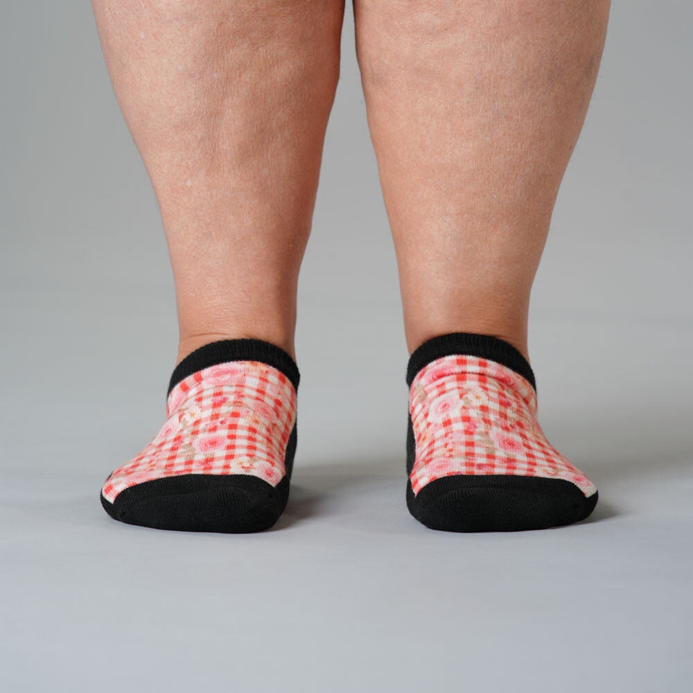 Gingham Garden Ankle Socks 5-Pack Bundle