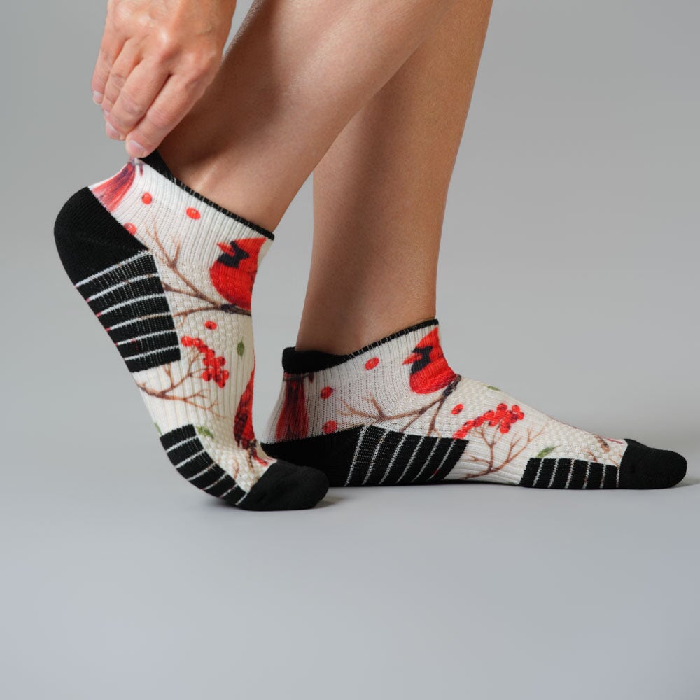 Cardinals Ankle Compression Socks