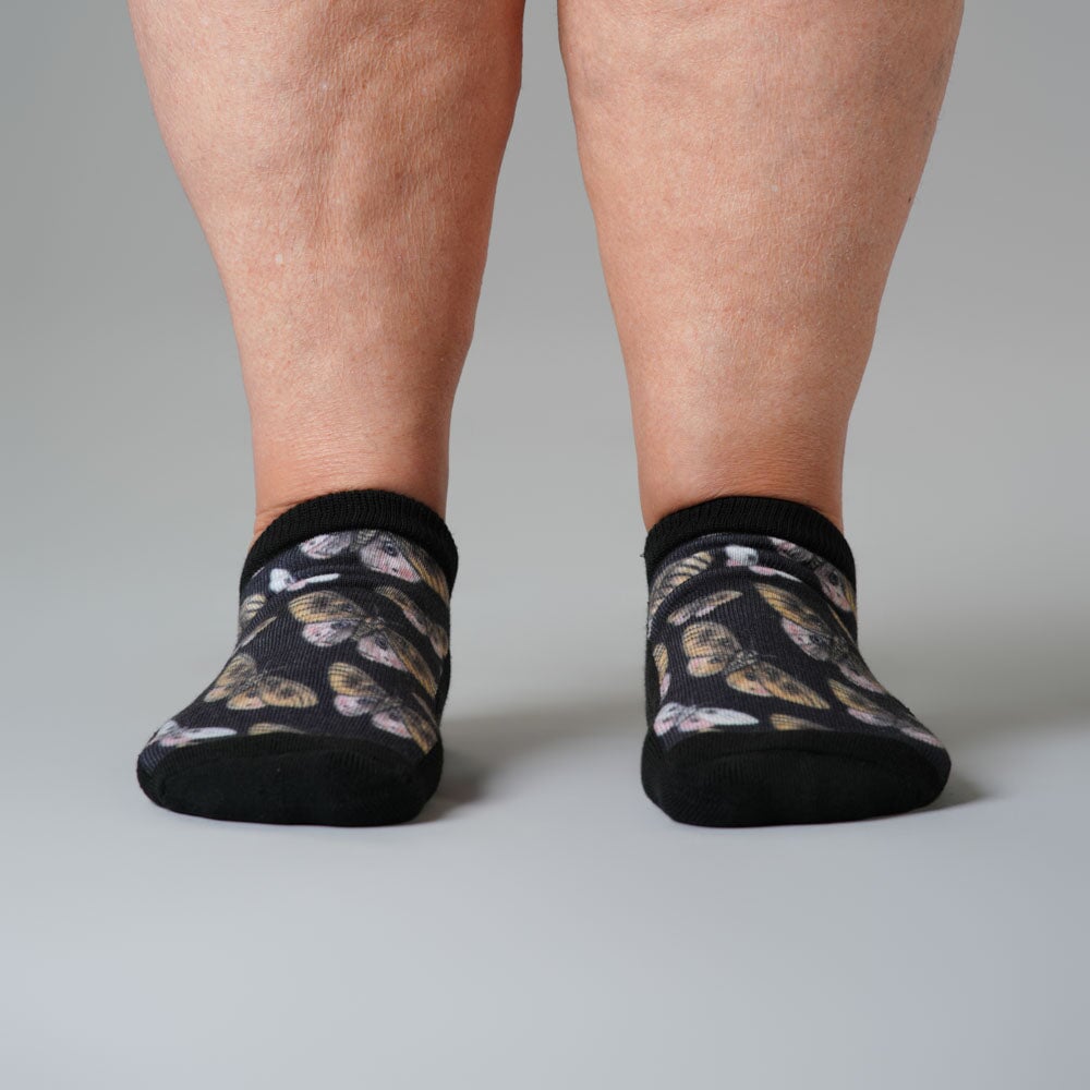 Midnight Moths Ankle Socks