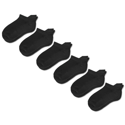 Black Ankle Socks Bundle 6-Pack