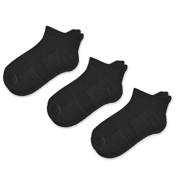 Black Ankle Compression Socks Bundle 3-Pack