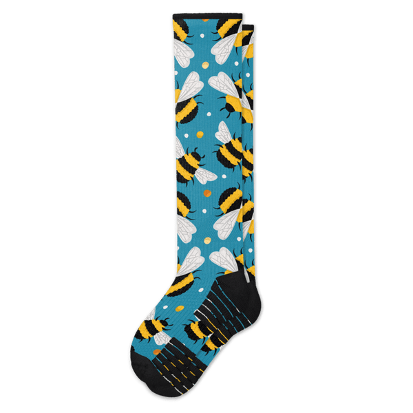 Bee Happy Compression Socks