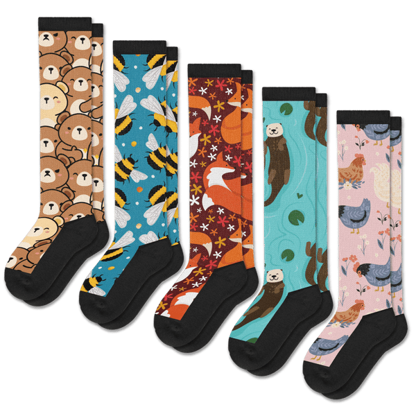Fan Favorites Relaunch EasyStretch™ Socks 5-Pack Bundle