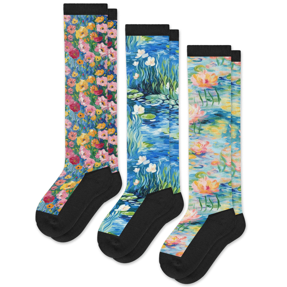 Brushstrokes EasyStretch™ Socks Bundle 3-Pack
