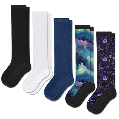 Cosmic Classics EasyStretch™ Socks Bundle 5-Pack