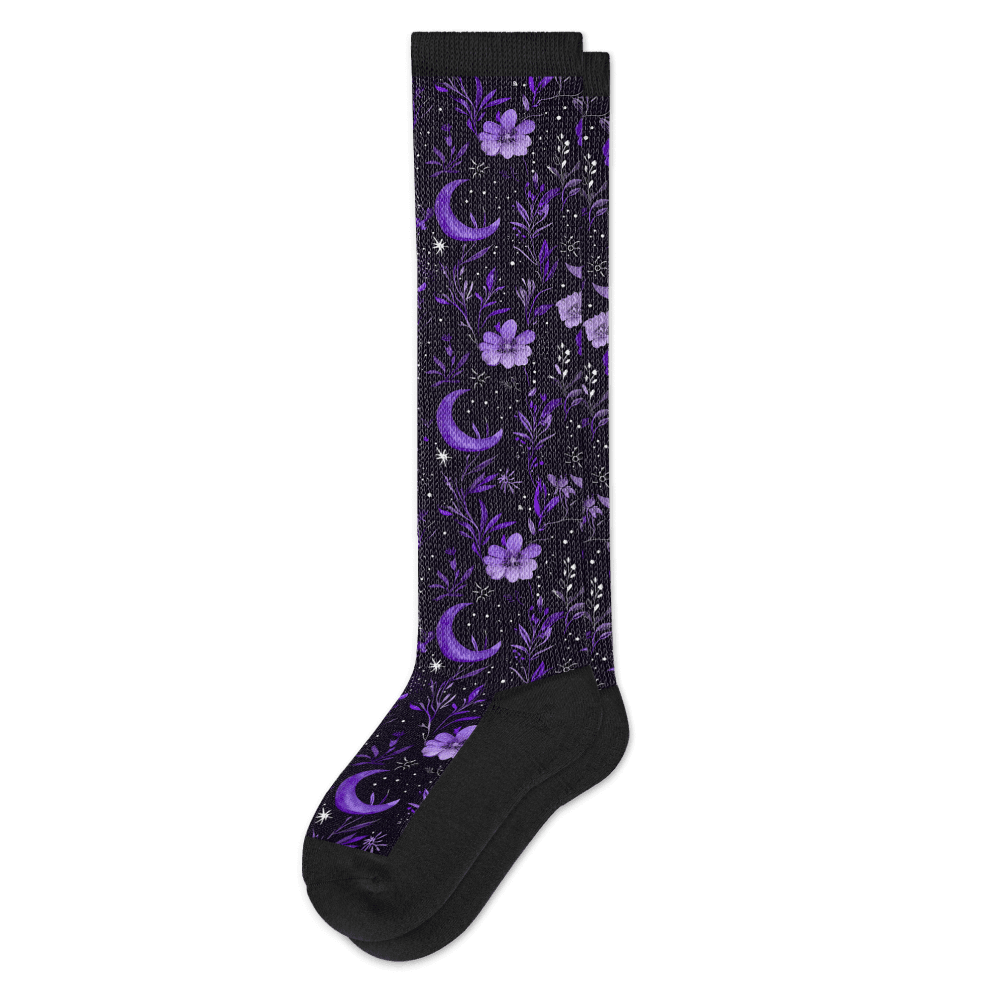Purple Moon EasyStretch™ Socks