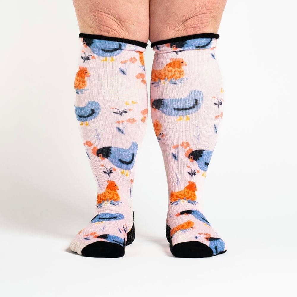 What The Cluck Compression Socks