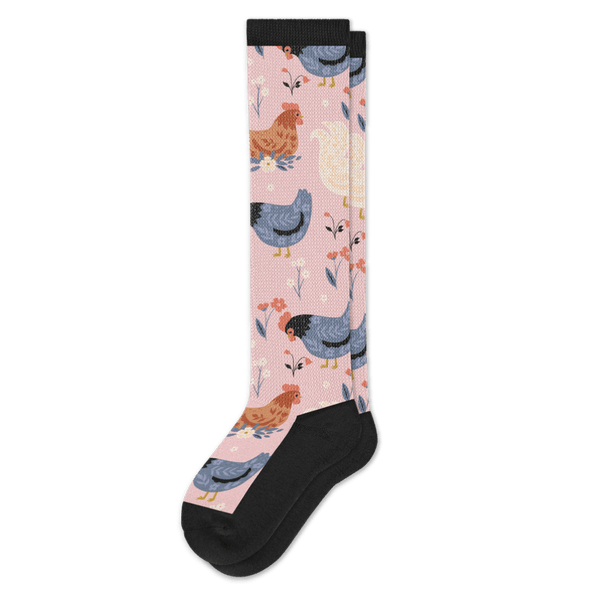 What The Cluck EasyStretch™ Socks